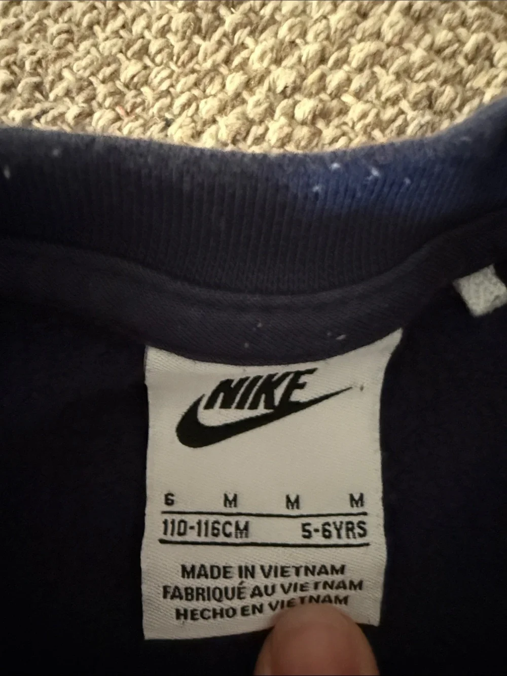 Nike Kids Navy & Red Sweatshirt and Jogger Set - Picture 4 of 6